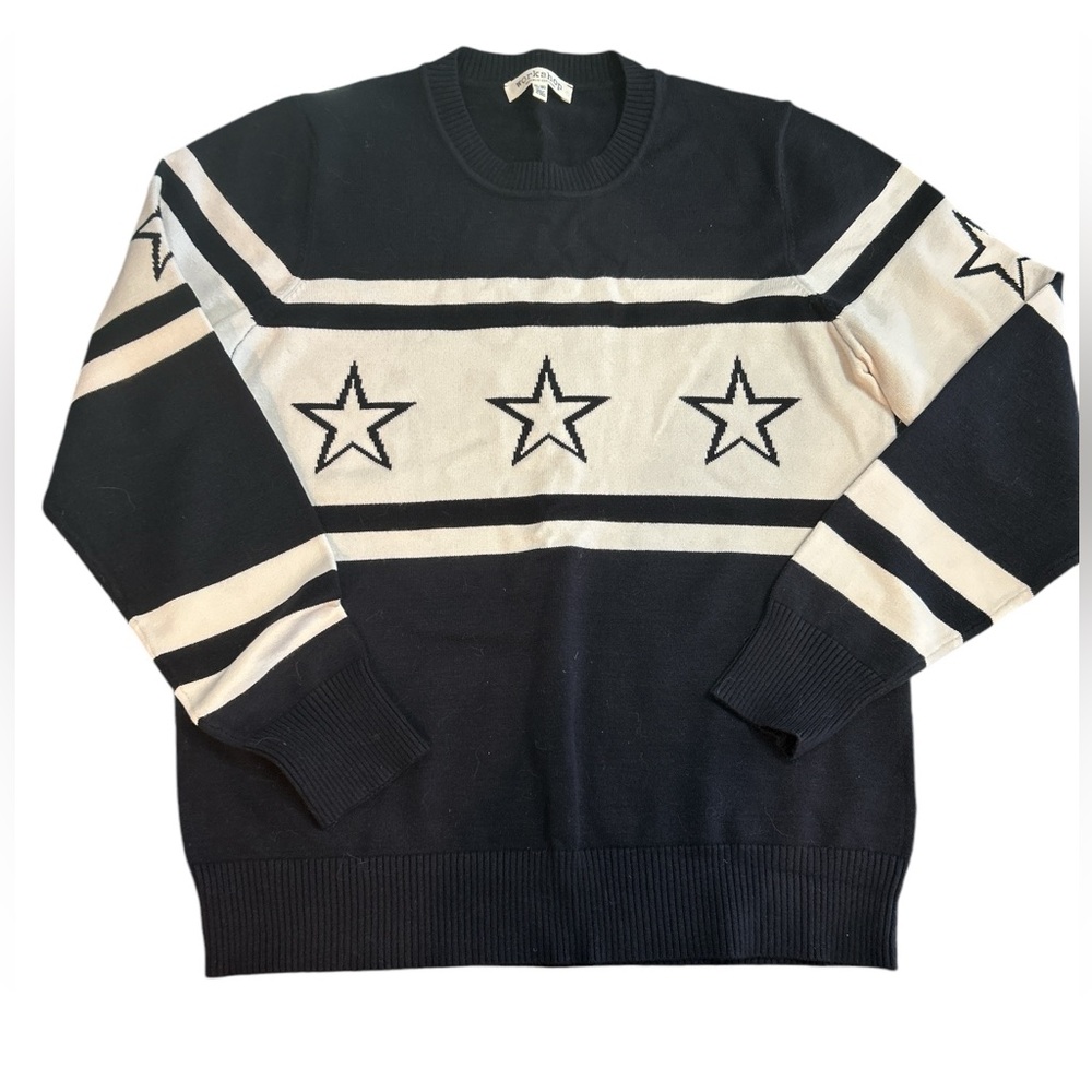 Workshop Republic Sweater, Black and White, Size XL
